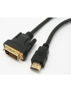 LIGAÇÃO HDMI 19P MACHO - DVI-D 18+1P MACHO 1,8M