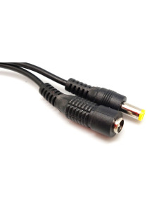 CABLE ALIMENTACION JACK MACHO-HEMBRA 5,5x2,1 2m