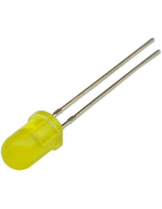 LED 5mm AMARILLO 2-2,4vdc 20mA
