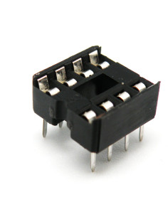 ZOCALO 8 PIN 7,62mm PASO 2,54mm